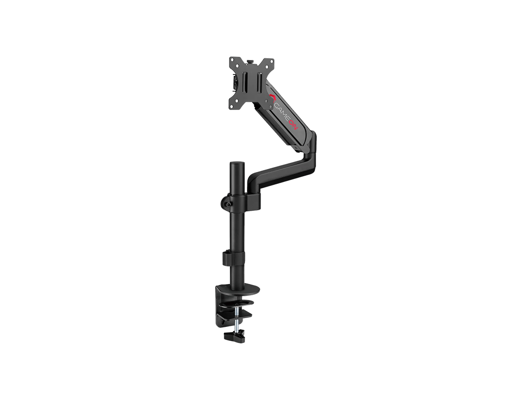 GAMEON GO-3363 Pole-Mounted Spring-Assisted Single Monitor Arm For Gaming And Office Use, 17 GAMEON GO-3363 Pole-Mounted Spring-Assisted Single Monitor Arm For Gaming And Office Use, 17